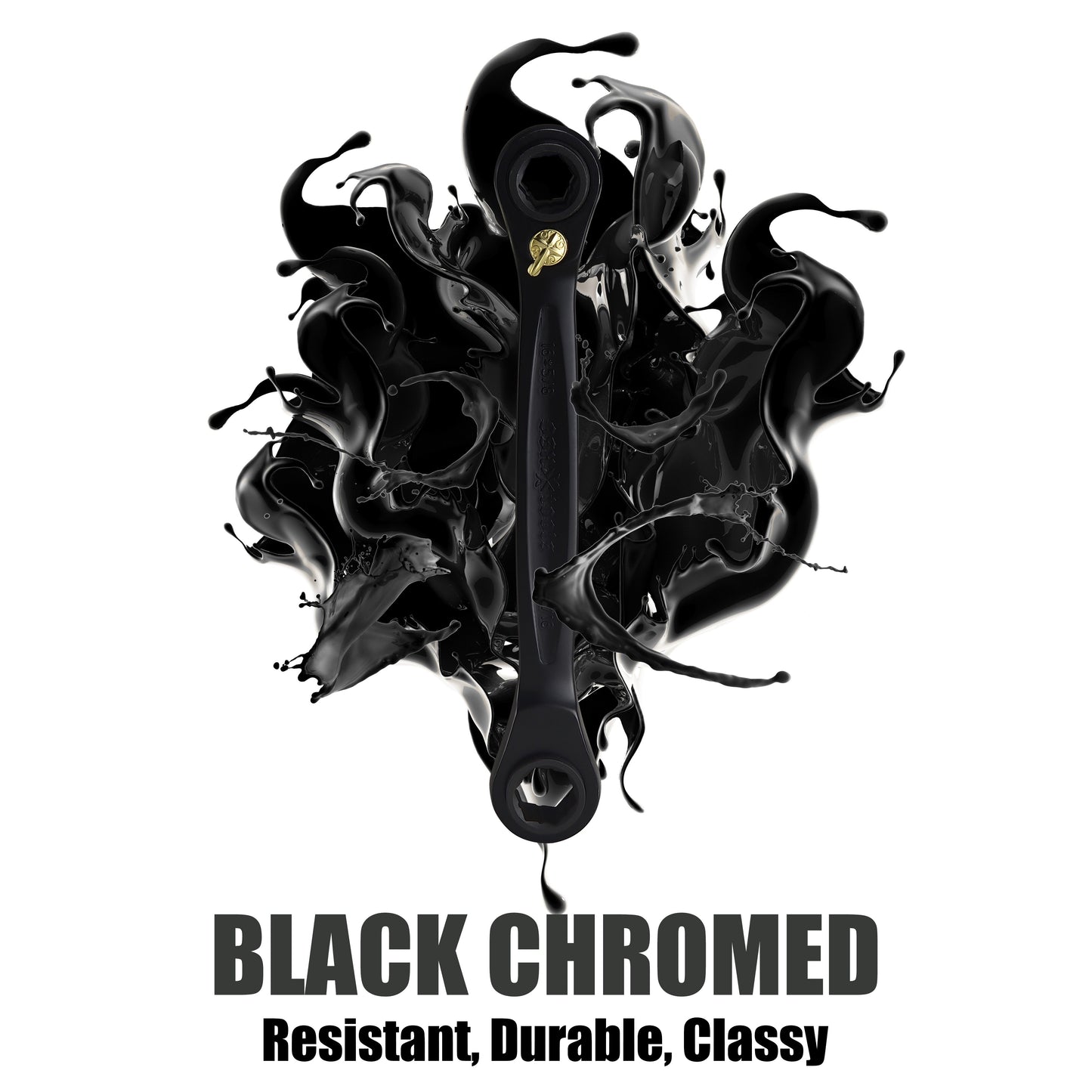 OSK 10 IN 1 Reversible Double Box Wrench 2 Pieces Set