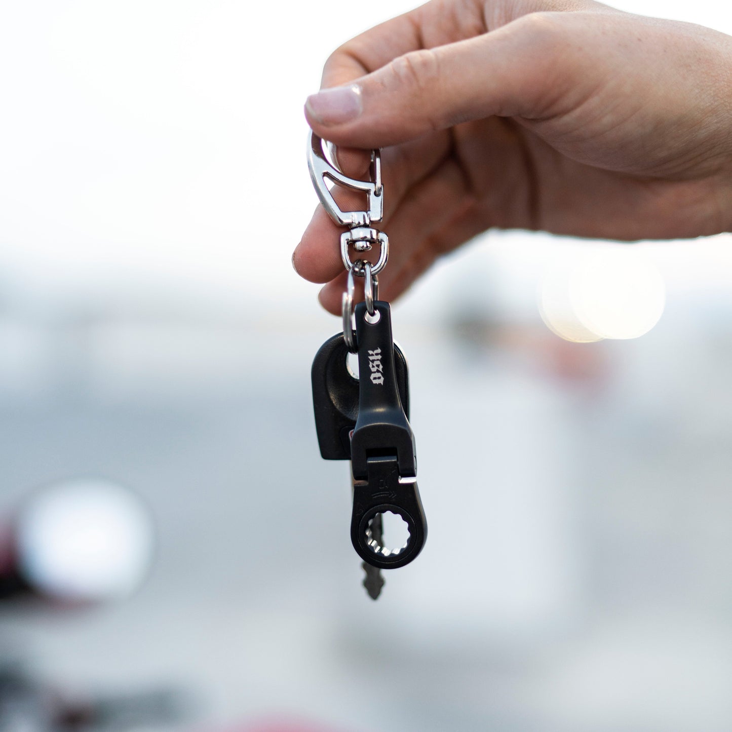 OSK 10mm Flex Ratcheting Wrench Keychain
