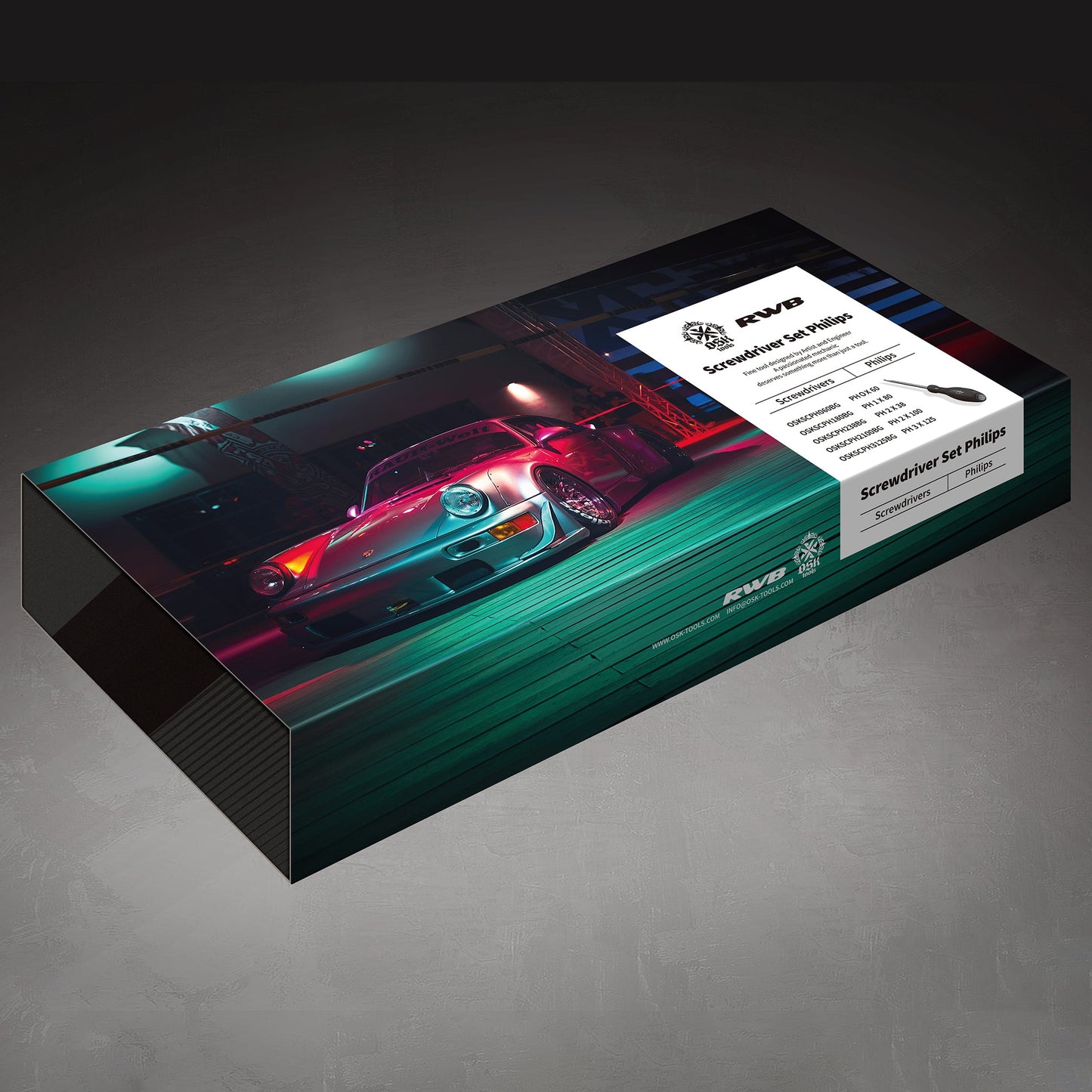 OSK X RWB Phillips Screwdriver 5 Pieces Set