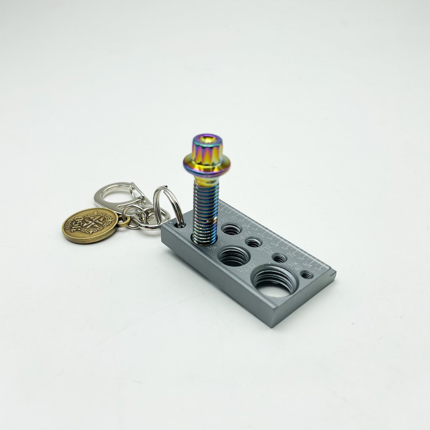 Simple Fastener Gauge SAE Key Chain