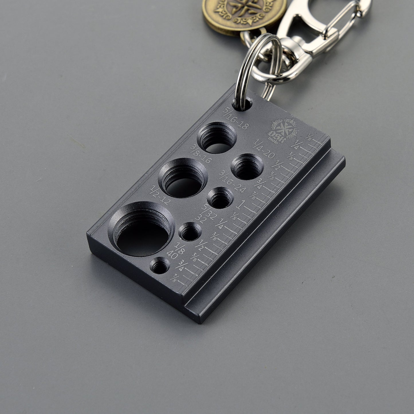 Simple Fastener Gauge SAE Key Chain