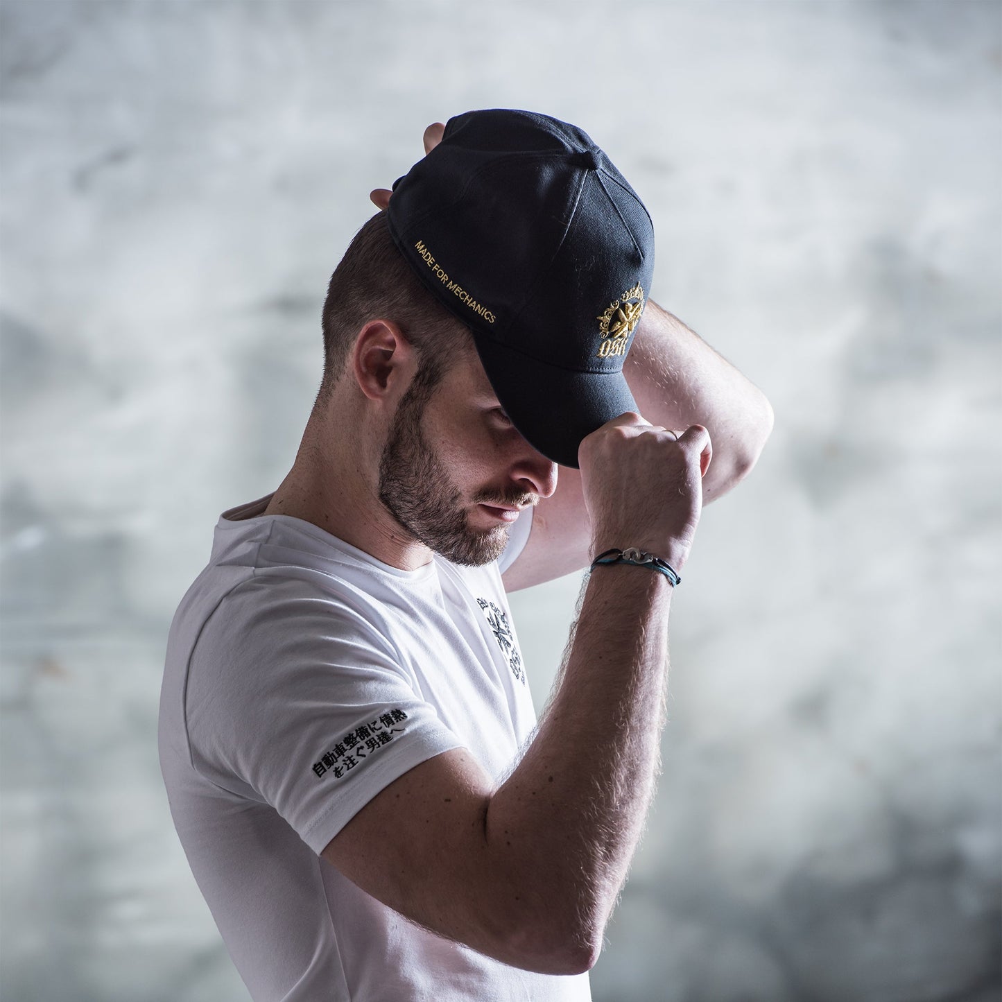 OSK Golden Snapback Casual Cap