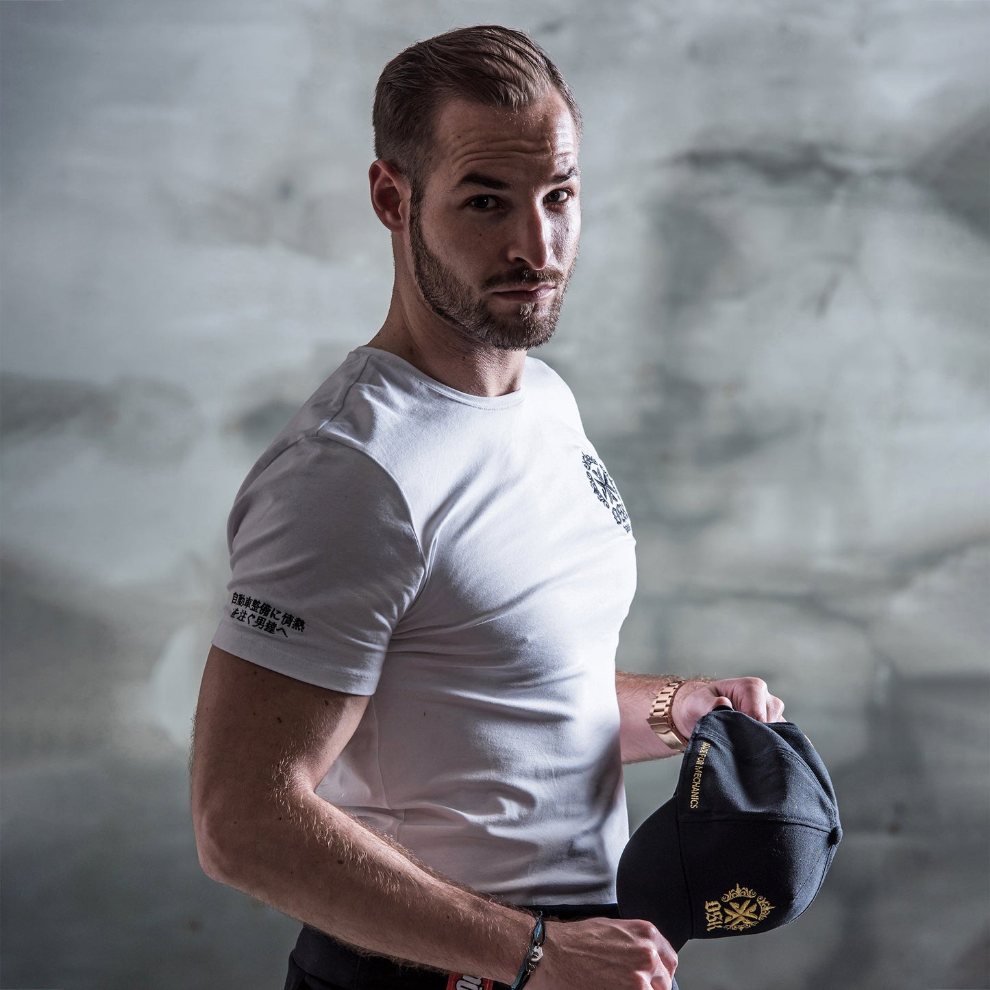 OSK Golden Snapback Casual Cap